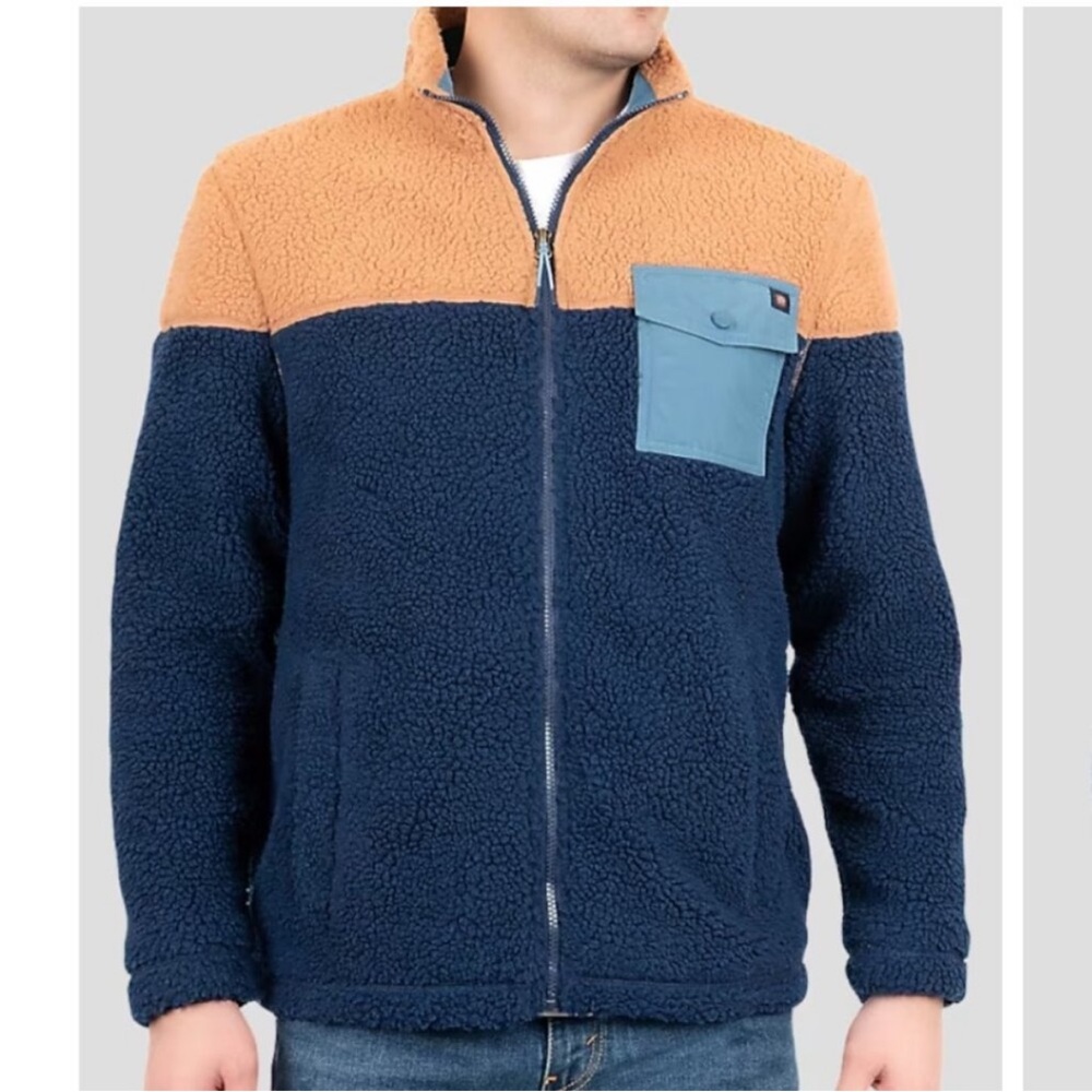 Mountain & Isles Colorblock Full Zip Sherpa Jacket